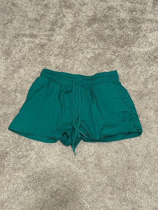 Forever 21 Pants - Forever 21 Teal Green Drawstring Women's Shorts